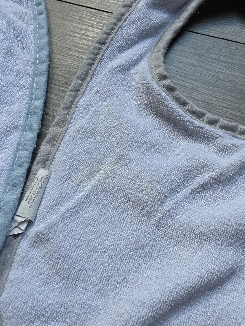 3/$6 Baby Boys Soft Terry Bibs Set - Blue & Light Gray